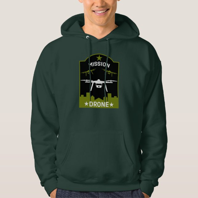 Hobby Drone Pilot Hoodie (Framsida)