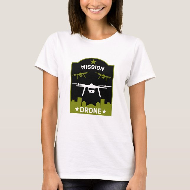 Hobby Drone Pilot T Shirt (Framsida)