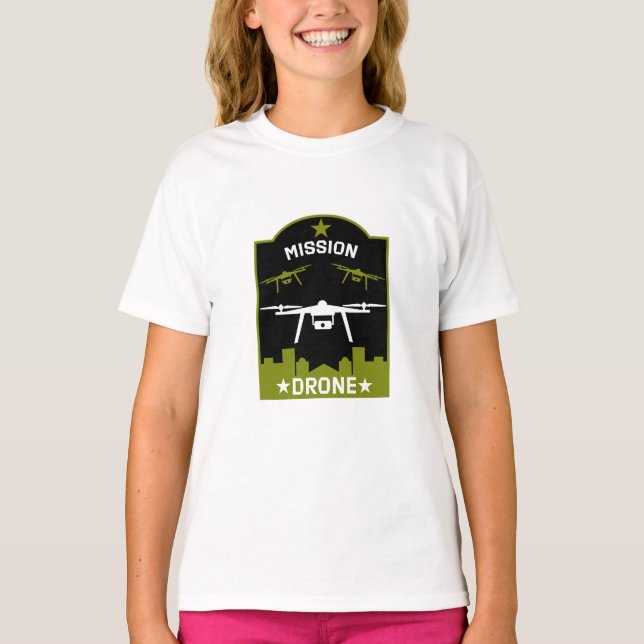 Hobby Drone Pilot T Shirt (Framsida)