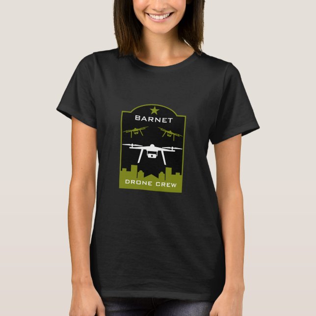 Hobby Drone Pilot T Shirt (Framsida)