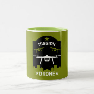Hobby Drone Pilot Två-Tonad Mugg