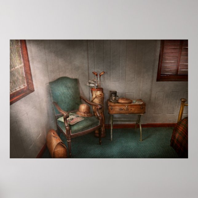 Hobby - Golf - Fotografi - Performer av lycka Poster (Framsidan)