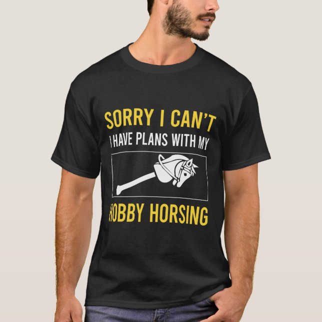 Hobby Horsing Horse Hobbyhorsing Hobbyhäst T Shirt (Framsida)