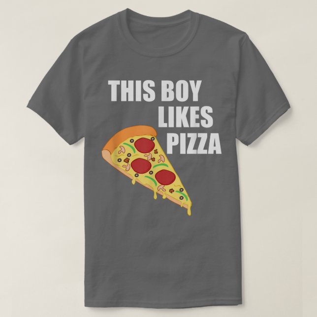 Hobby Pizza Chef Boy Likes Pizza Funny Saying T-Sh T Shirt (Design framsida)
