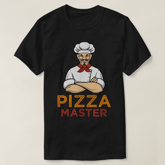 Hobby Pizza Maker Funny som säger Pizza Skapar T Shirt (Design framsida)