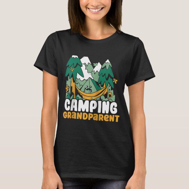 Hobby Rag för Camping Grandparent Camp Camper Camp T Shirt (Framsida)