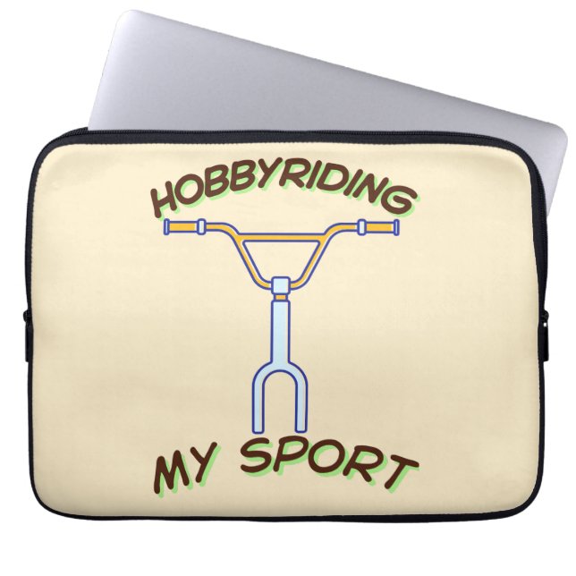 Hobby Ridning Min Sport Laptop Fodral (Framsidan)