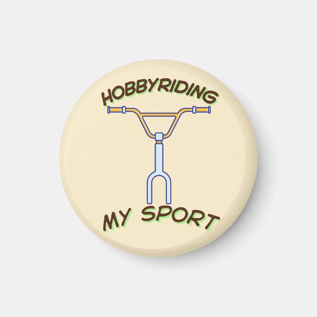 Hobby Ridning Min Sport Magnet (Framsidan)