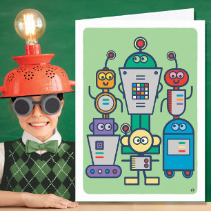 Hobby Robots AI Blank Card Kort
