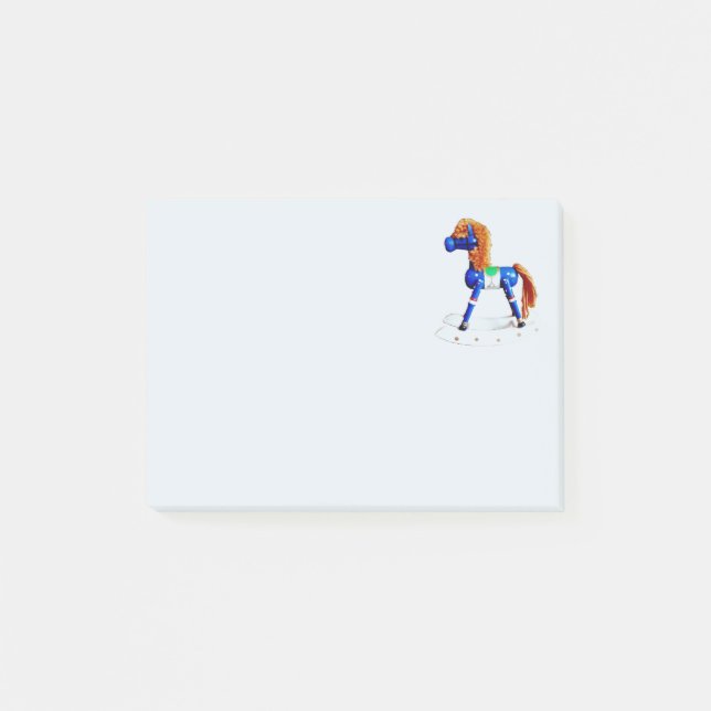 Hobby Rocking Horse anpassade Post-it Block (Framsida)