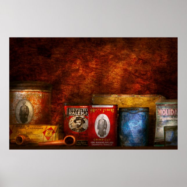 Hobby - Smoker - Rökning av rör Poster (Framsidan)