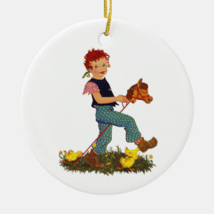 Hobbyhäst Julgransprydnad Keramik