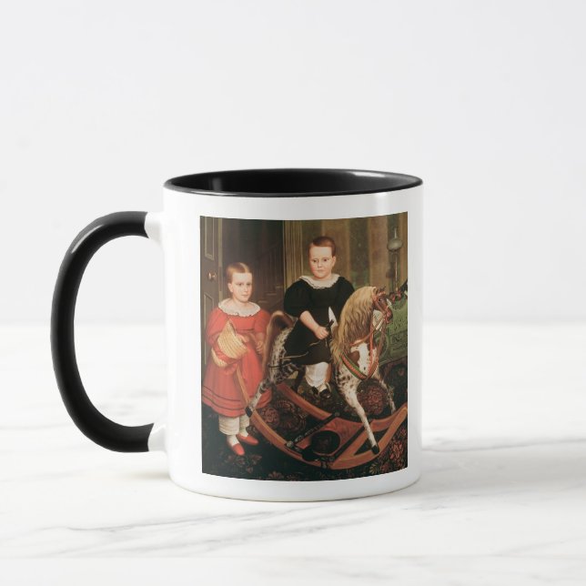 Hobbyhästen, c.1840 mugg (Vänster)