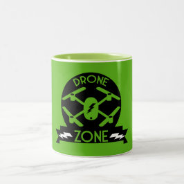 Hobbyist Drone | Pilot | Fotografi | TÄVLING Två-Tonad Mugg