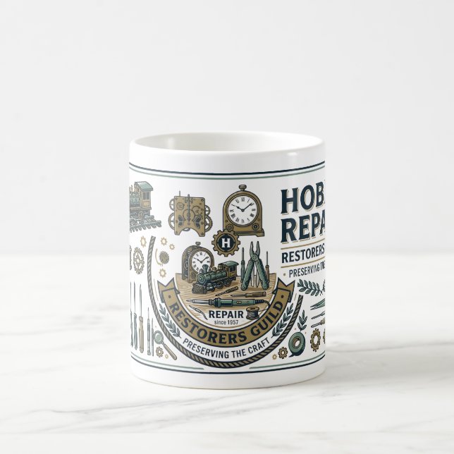 Hobbyreparation Teknisk Ritning - Återställare Sch Kaffemugg (Center)