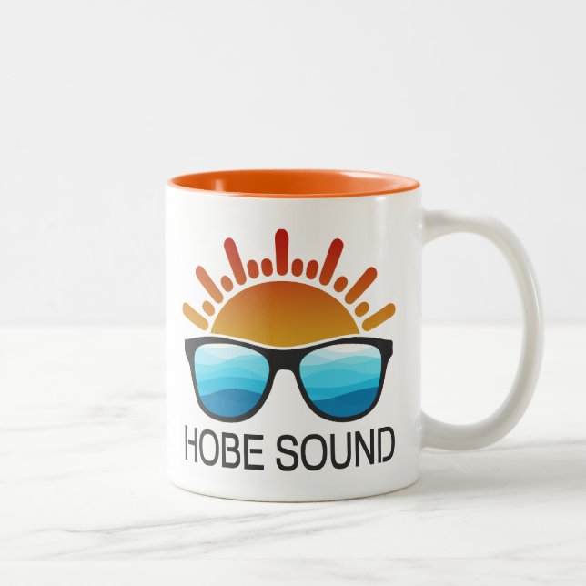 Hobe Ljud Florida Sunglasses Två-Tonad Mugg (Höger)