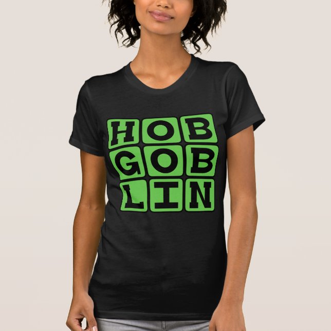 Hobgoblin, spöklik varelse tee shirt (Framsida)