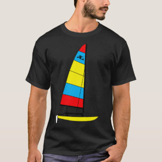 Hobie 14 Catamaran Sailboat-Gult T Shirt