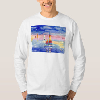 Hobie kattsegelbåtar tee shirt
