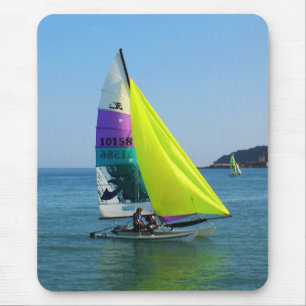 Hobie med spinnaker musmatta