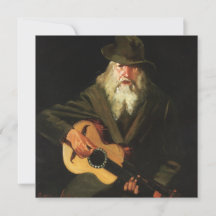 Hobo Musician (Guitarist Old Man) (Vintage)