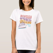 Hobo Pastel Färg Besties Borta Cruising T-Shirt