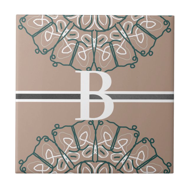 Hobo Snöre Taupe Beige Design Ceramic Tile Kakelplatta (Framsidan)
