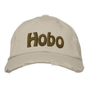 Hobo-text Broderad Keps