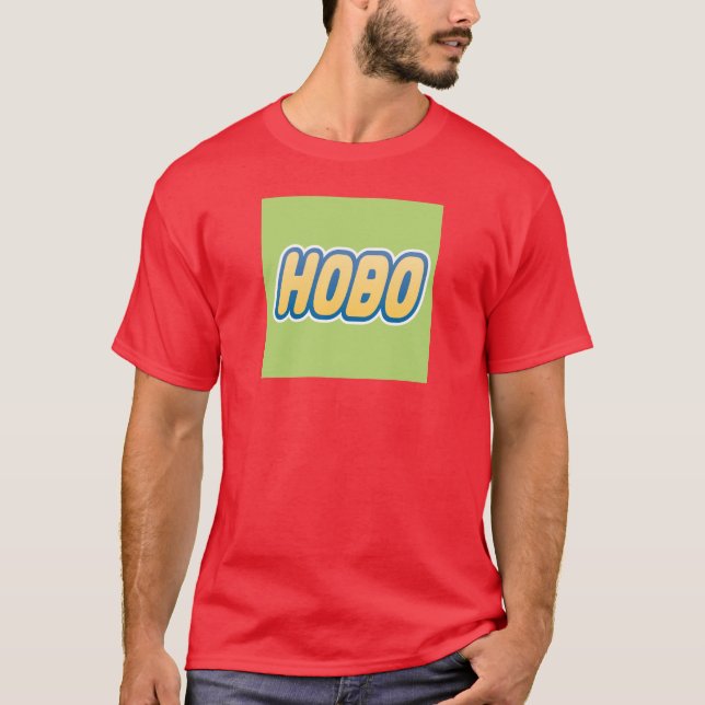hoboen brännmärker t-shirt (Framsida)