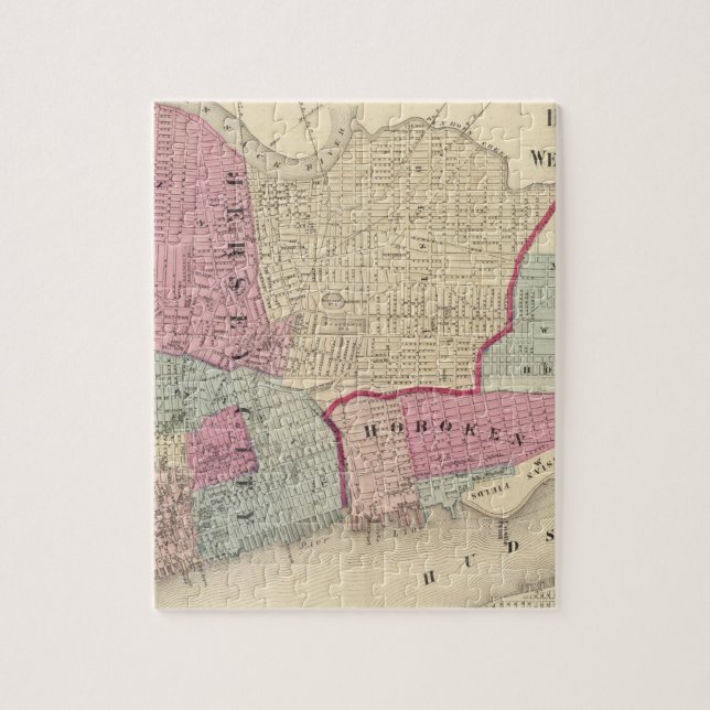 Hoboken Jersey City Pussel (Vertikal)