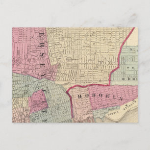 Hoboken Jersey City Vykort