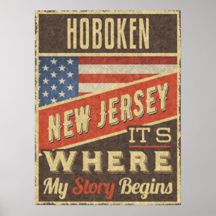 Hoboken New jersey Poster