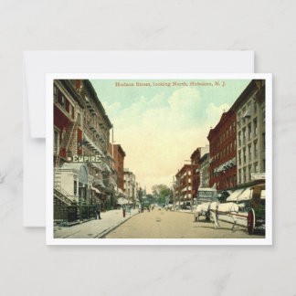Hoboken NJ, Hudson Street 1910s Vykort