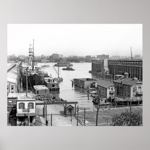Hoboken skeppsdockor poster