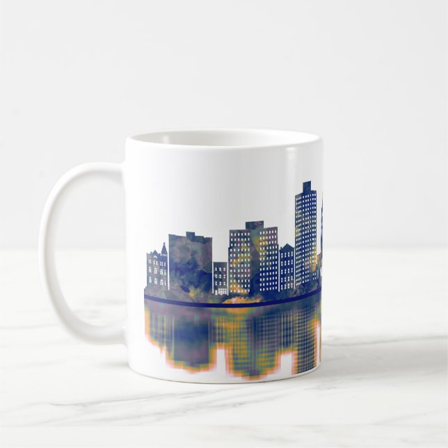 Hoboken Skyline Kaffemugg (Vänster)