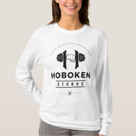 Hoboken Strong / kvinnors långa slv T Shirt