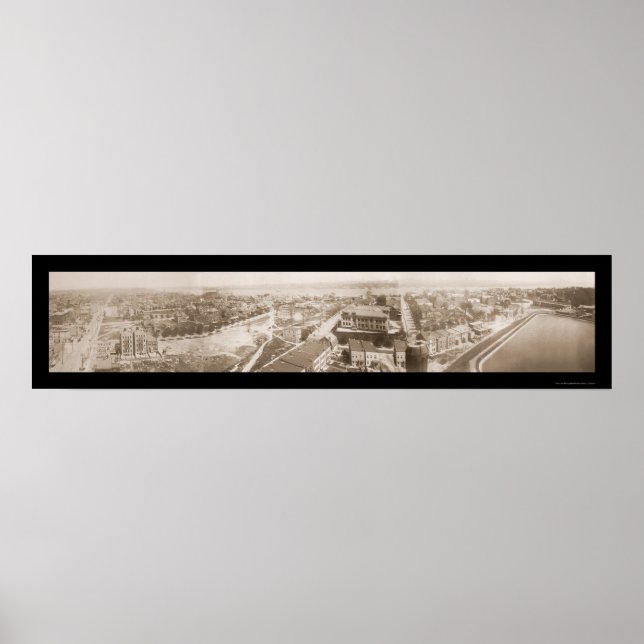 Hoboken Weehawken NJ Photo 1909 Poster (Framsidan)