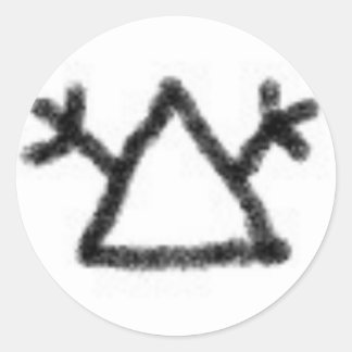 HoboSigns Runt Klistermärke