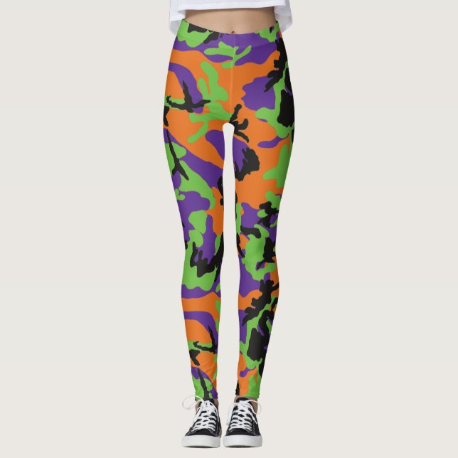 HOC Monster Halloween Edition Camo Leggings (Framsida)