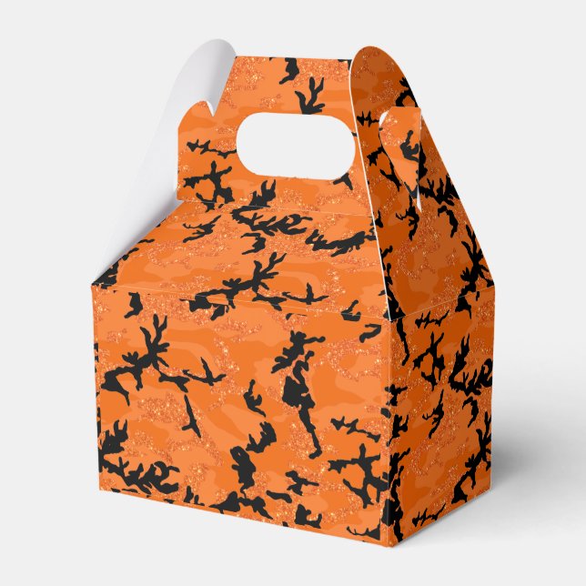 HOC Orange Glitter Halloween Edition Camo Presentaskar (Framsidan Sidan)