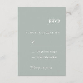 Hochzeits Einladung Antwortkarte RSVP Tilläggskort