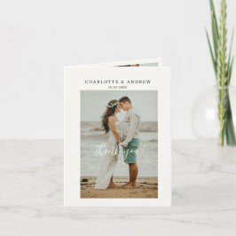 Hochzeitshandschrift Danke 3 Fotos Tack Kort