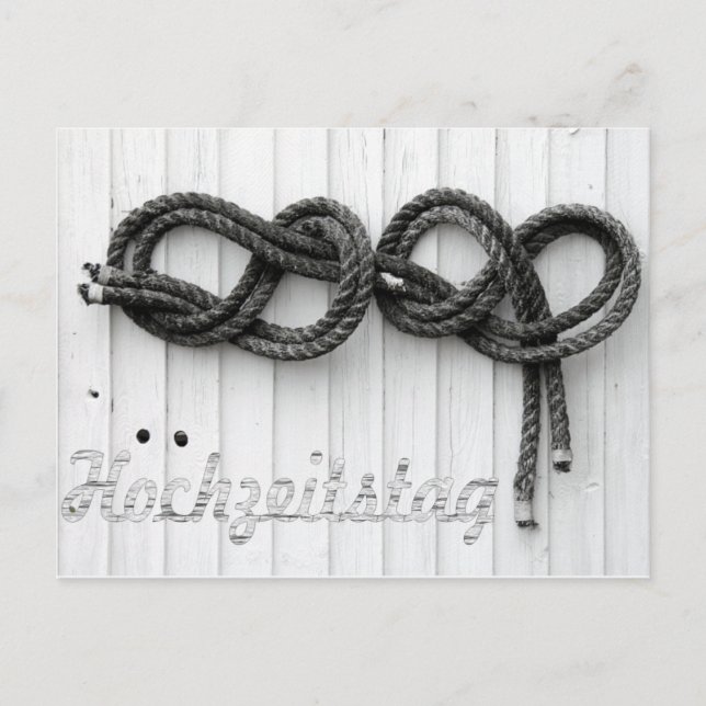 Hochzeitstag Vykort (Framsida)