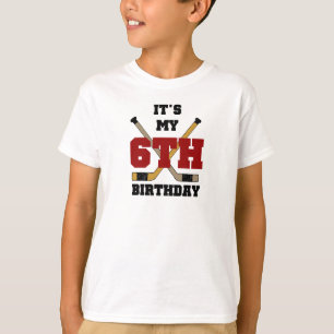 Hockey6efödelsedag T-shirt