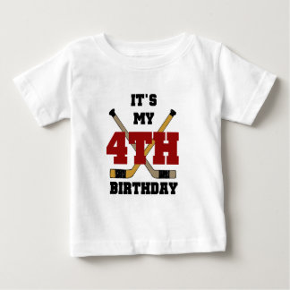 Hockey 4e födelsedagen Tshirts och presenter