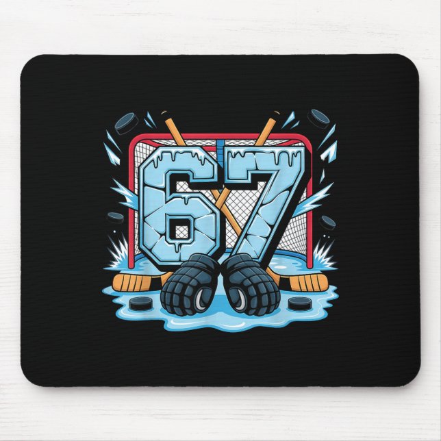 Hockey 67 Drip Isrinkhandskar Meme Six Seven Srts Musmatta (Framsidan)