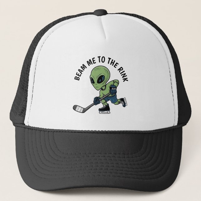 Hockey Alien Hat Keps (Framsida)