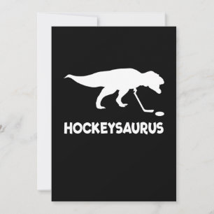 Hockey Älskare Hockey Saurus Julkort