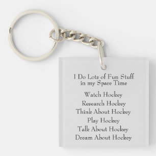 Hockey Älskare Player Fläkt, vad jag gör på otid