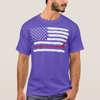 Hockey American Flagga 1 T Shirt